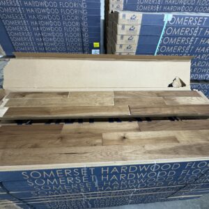 Somerset Hardwood Hickory Shale Low Gloss 3/4 x 4" Width